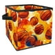 thumbnail image 1 of Caja de juguetes plegable con asa y diseño de baloncesto, 27,5 x 26,7 x 27,9 cm, gran capacidad, 1 of 6