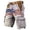 2 Light Gray, variant on Krdevn Men's Distressed American Flag Print Cargo Shorts Independence Day Casual Utility Workwear Shorts