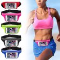 thumbnail image 2 of Ceinture de Course Ceinture de Taille Support de Téléphone Sac Femmes et Hommes Sac de Taille pour la Course Ceinture de Taille Élastique Ajustable Ensemble avec Bande Réfléchissante pour Plein Air Randonnée Camping Voyage Support de Téléphone, 2 of 7