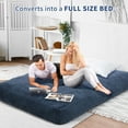 thumbnail image 4 of 2 in 1 Bean Bag Chair,Large Beanbag Chairs with Filler Included,from Chair to Mat for Living Room Bedroom Office,Washable Corduroy Cover for Kids/Adults, 4 of 8