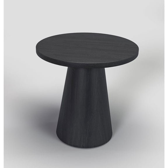 Creative Images International Black Willow Wood Veneer End Table