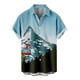 thumbnail image 1 of Camisas Oversize Hombre Camisa floral para hombres Tropical Casual Manga corta Botón abajo Impreso Camisas de playa (Sky Blue, 4XL), 1 of 2