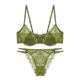 thumbnail image 5 of Conjunto de ropa interior de encaje satinado ultrafino para pecho grande, pecho pequeño, sujetador femenino antiflacidez, 5 of 5