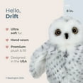 thumbnail image 3 of Bearington Snowy The Owl Stuffed Animal, 8 Inch Plush Owl, 3 of 7
