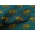 thumbnail image 4 of oneOone Cotton Poplin Fabric Elephant Block Print Fabric BTY 56 Inch Wide, 4 of 4