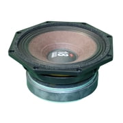 18 Sound 8MB720-8 8 inch Woofer Midbass Driver High Power Octragon Shape 250 Wrms 500 Watt Peak 8 Ohm Weather Protected Cone 2 Voice Coil