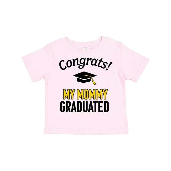Inktastic Congrats My Mommy Graduated with Cap Boys or Girls Toddler T-Shirt