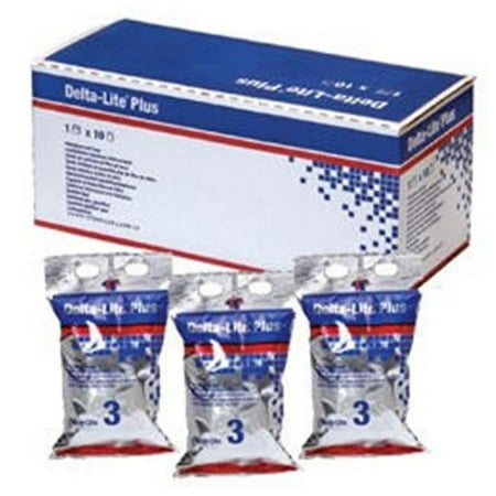 Delta-Lite Plus Black Cast Tape, 3 Inch x 12 Foot, BSN Medical 7345846, 10 Count
