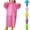 Green, variant on Kids Rain Ponchos / Rain Cape, Portable Reusable Emergency Raincoat for Children Outdoor Camping Hiking Traveling Backpacking Fit Height: 110cm-150cm/43.31"-59.06