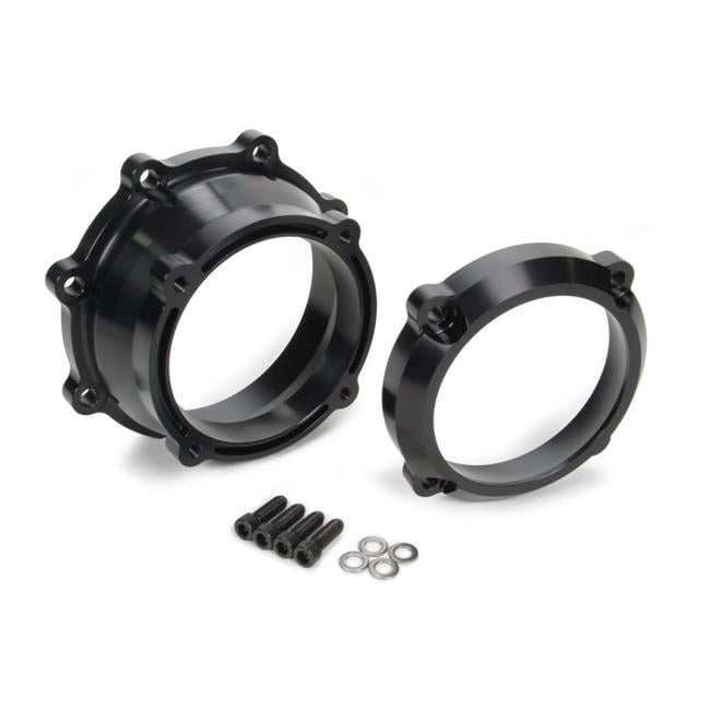 4.45 in. Aluminium Couple Boule Boîtier Kit - Anodize Noir