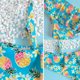 thumbnail image 3 of Traje de baño para bebé, traje de baño para niñas pequeñas, traje de baño para niñas con un solo hombro + traje de baño con parte inferior de cintura alta (2 piezas), 3 of 5