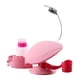 thumbnail image 2 of Organizador de esmalte de uñas jinwen con reposabrazos Soporte de manicura para Accesorios de manicura rosa, 2 of 5
