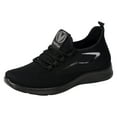 thumbnail image 5 of Modisza Running Shoes for Men Women Sneakers with Arch Support Breathable Slip on Sports Shoe for College Outdoor Sports Size 8 Black, 5 of 6