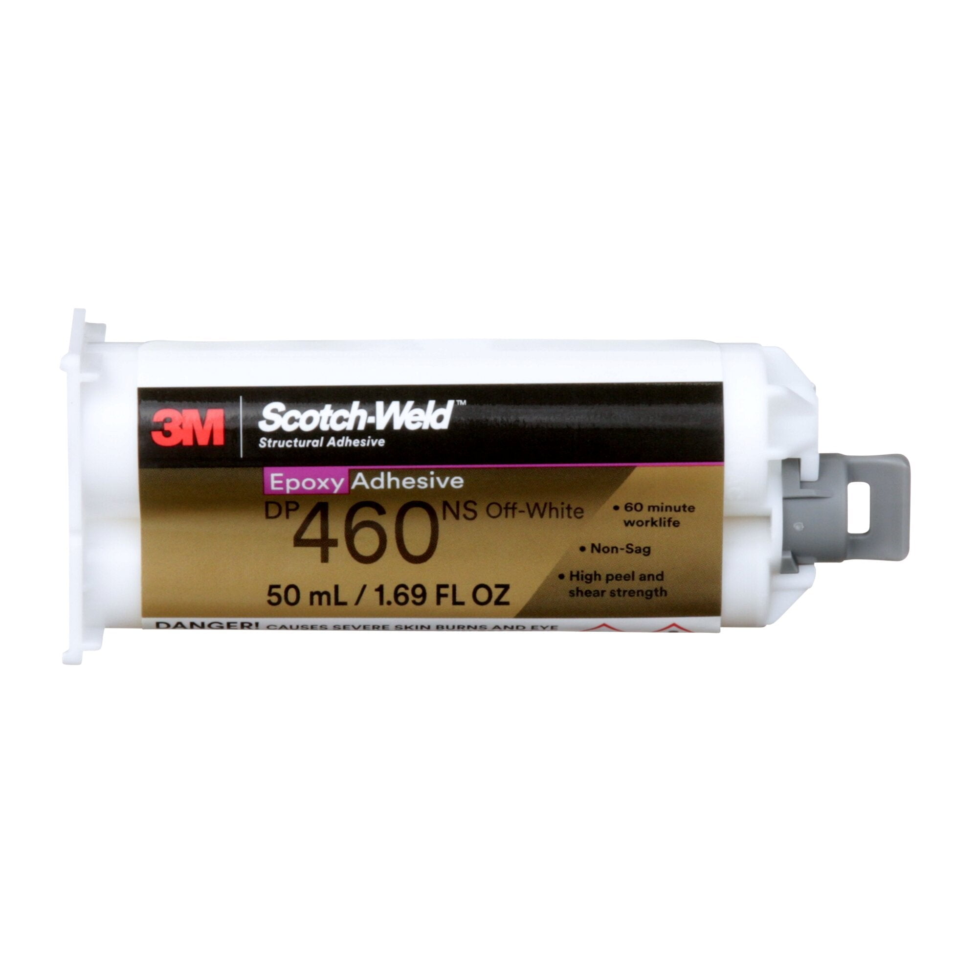 3m EpoxyAdhesive,DualCartridge,2:1MixRatio 460NS