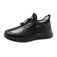 thumbnail image 2 of Willtoo Mens Winter Boots Waterproof Casual Fleece Lined Windproof Snow Cotton Shoes Quick Elastic Lace Anti-Slip Thermal Walking Sneakers for Office Cold Weather, 2 of 5