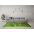 thumbnail image 3 of Ahgly Company Indoor Rectangle Oriental Green Industrial Area Rugs, 4' x 6', 3 of 4