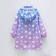 thumbnail image 4 of Ulitacool Girl Coats Long Sleeve Boys Winter Coat Hooded Jacket Wear Thicken Windproof Zipper Warm Outwear Basic Playsuit Purple 6-7 Years, 4 of 4