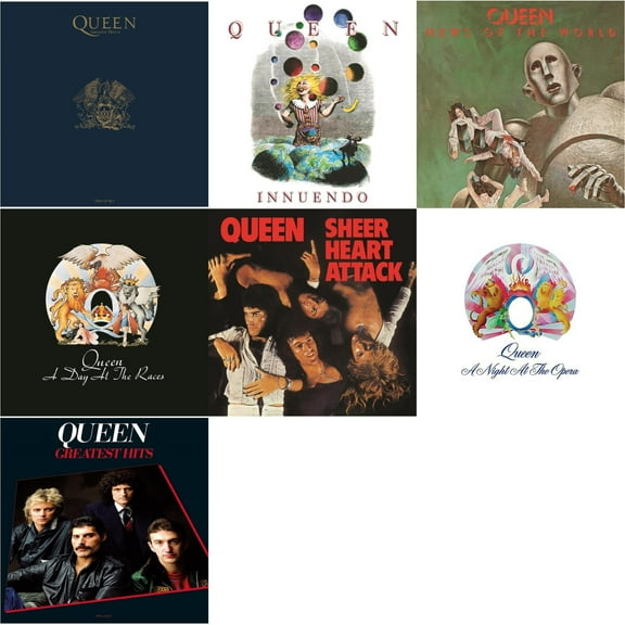Greatest Hits 2 (180G/Dl Card) & Innuendo (2LP) & News Of The World & Day At The Races & Sheer Heart Attack (Half-Speed LP Vinyl) & Night At The Opera & Greatest Hits 1 (180G)