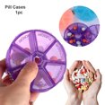 thumbnail image 1 of Cheers 7 Day Weekly Round Pill Box Medicine Tablet Dispenser Organizer Storage Case, 1 of 1