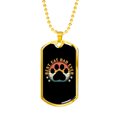 thumbnail image 2 of Meilleur Chat Papa Collier en Acier Inoxydable Ou 18k or Chien Tag 24" Chaîne, 2 of 8