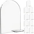 thumbnail image 1 of 10Pcs Acrylic Signs Wedding Acrylic Signs Tabletop Card Holder Acrylic Place Cards Blank Signs, 1 of 8