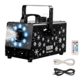 thumbnail image 1 of VEVOR 900W Snow Machine with 9 LED RGB Lights, 12 LED Lighting Colors, and Wireless Remote, Handheld/Hanging Outdoor Snowflake Machine Fake Snow Machines, 1 of 9