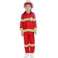 thumbnail image 1 of Liyamei Pompier pour Enfants Jouet de Rôle Accessoires Rouge 110, 1 of 3