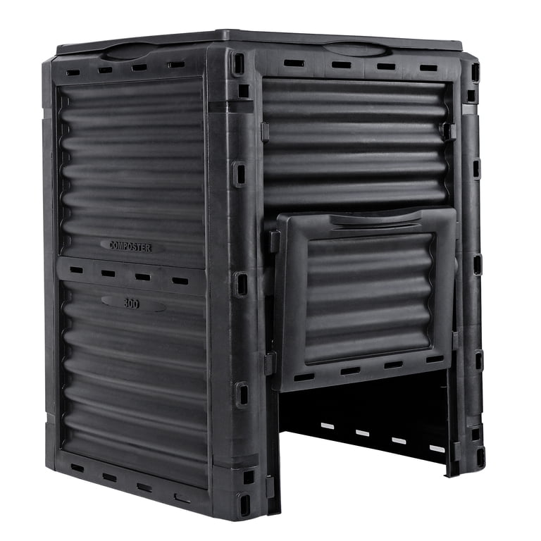 HomGarden 80 Gallon Tumbling Composter, Black photo 8