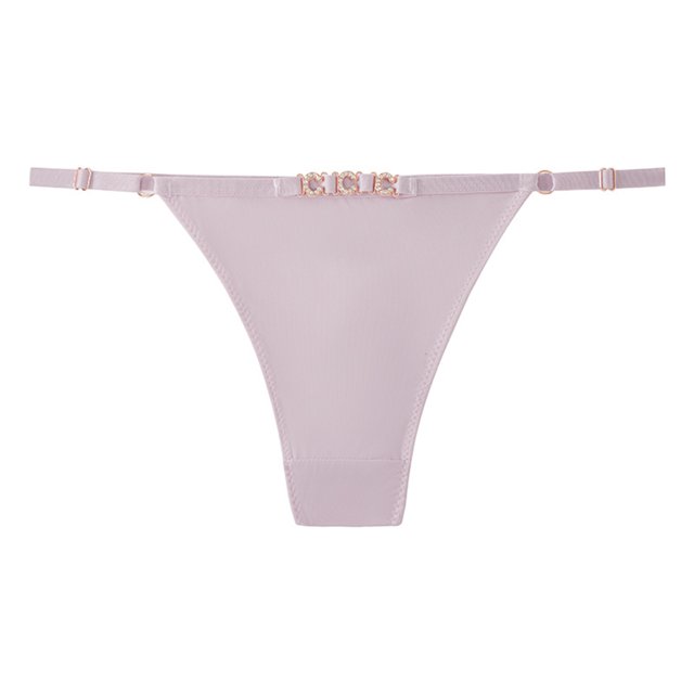 Low Rise Panties for Plus Size Women, Ultra Soft & Breathable Bikini or Hipster Style, Tagless Comfort for All-Day Wear and Sensitive Skin. Light Gray L