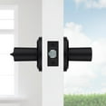 thumbnail image 4 of Kwikset 740TDL-15S Trafford Single Cylinder Keyed Entry Door Lever Set - Nickel, 4 of 7