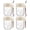 Beige, variant on 4 Pack Overnight Oats Containers with Lids and Spoons, 16 oz Glass Mason Jars with Airtight Lids, Overnight Oats Jars for Milk, Cereal, Fruit