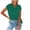 Green, variant on asdoklhq Womens Summer Tops,Women Casual Solid Short Sleeve Turn-down Collar Cardigan Buttons Blouse Tops
