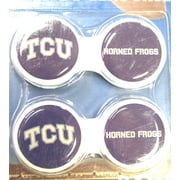 Texas Christian Horned Frogs Contact Lens Case 2 Pack