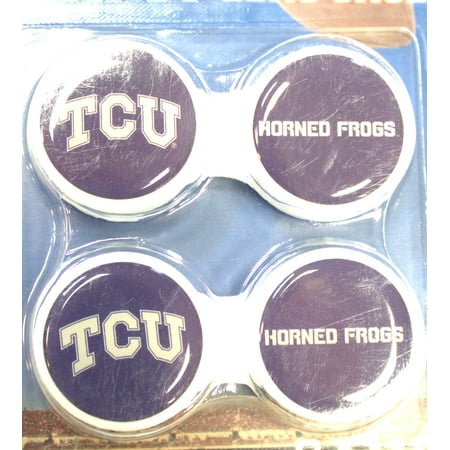 Texas Christian Horned Frogs Contact Lens Case 2 Pack