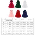 thumbnail image 6 of FYMNSI Christmas Velvet Princess Dress for Girls Evening Fancy Dresses Pageant Party Long Sleeve Gowns 13-14T Nvay, 6 of 6