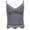 Gray, variant on Ofreoo Women's Patchwork Tank Top Ribbed Knit Fairy Grunge Crop V Neck Camisole Top Deal of the Week