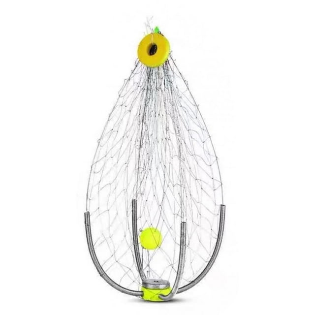 Piège à Crabe Automatique à Fermeture Automatique pour Homard, Crevette, Écrevisse, Épinette en Eau Salée et en Eau Douce - 23 Pouces