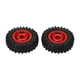 thumbnail image 3 of Neumáticos para coche RC, 2 piezas de 55 mm, neumáticos de goma para coche RC, neumáticos para coche RC con cubo de rueda con orificio, características mejoradas, 3 of 12