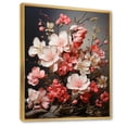 thumbnail image 2 of Designart "Blossom Surreal Apple Blooms I" Floral Floater Framed Wall Art Print, 2 of 7