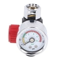 thumbnail image 2 of Air Adjusting Regulator Valve, Knob Lockable Aluminum Alloy Spray  Air Pressure Regulator Glass Dial High Accuracy Adjustment  For Pneumatic Tools, 2 of 8