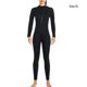 thumbnail image 4 of Traje de buceo Yuarrent UPF 50 Flexible 3 capas manga larga térmico a prueba de sol colorido elegante neopreno esnórquel Deportes acuáticos Mujer Negro SG, 4 of 6