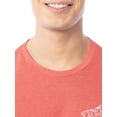 thumbnail image 5 of Fish N Vibe Men's Short Sleeve Fishing Performance Outdoor Graphic T-Shirt, Spiced Coral, S, 5 of 7