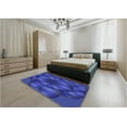 thumbnail image 4 of Ahgly Company Indoor Rectangle Patterned Cobalt Blue Area Rugs, 8' x 10', 4 of 6