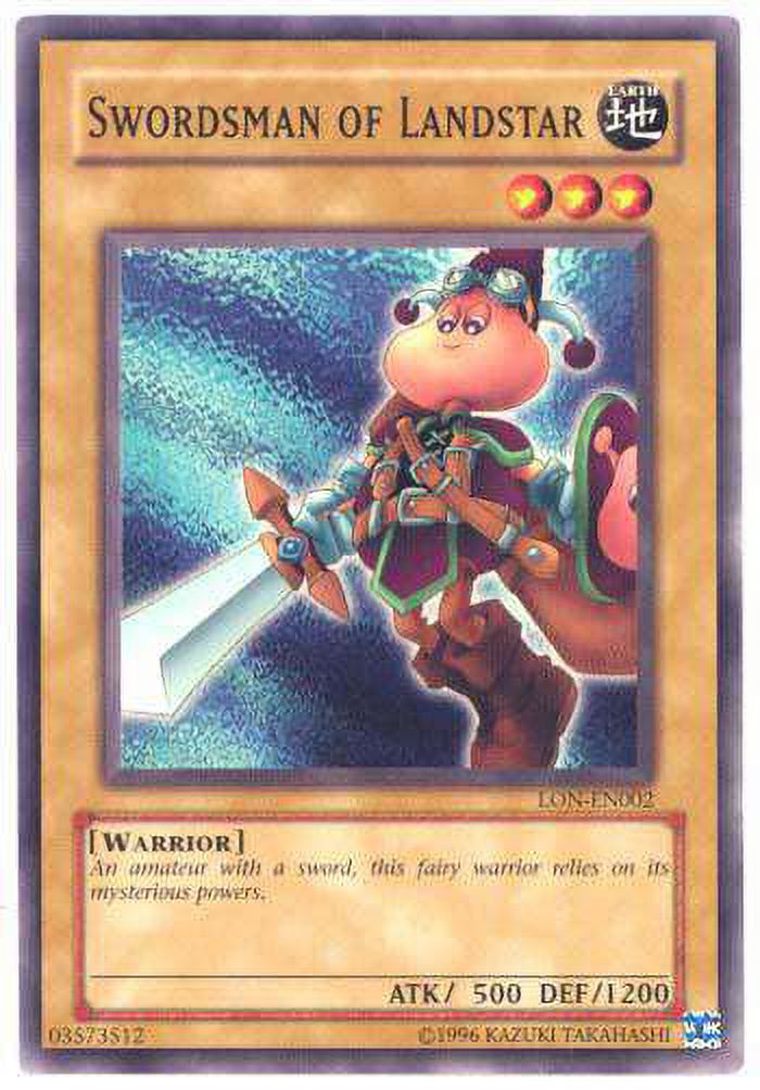YuGiOh Labyrinth of Nightmare Common Swordsman of Landstar LON-002