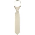 thumbnail image 2 of Boys 11 inch Solid Color Zipper Necktie Ties - Many Colors Available, 2 of 7