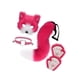 thumbnail image 4 of Conjunto de collar y cola de animal, encantador disfraz para fiestas temáticas de Halloween, máscara facial Rosa roja blanca, 4 of 9
