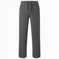 thumbnail image 5 of Child Boys Baggy Sweatpants Solid Color Casual Joggers Athletic Pants 5-16 Years Kids Open Bottom Straight Leg Fall Winter Pants Kids Pants Size 9-10 Years, 5 of 5