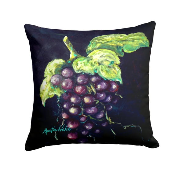 Carolines Treasures MW1362PW1414 Martins Grapes Fabric Decorative Pillow  14Hx14W multicolor