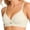 White, variant on MOJOGO Women's Light Line Bra Seamless Smooth Wireless Bralette Soft T-Shirt Bra for Everyday Comfort S