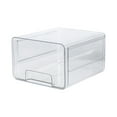 thumbnail image 2 of VGFVFSKGA Refrigerator Organizer Fridge Drawer Transparent Pull Out Fridge Storage Container Plastic Refrigerator Organizer Bin for Home Kitchen Dining Bar Refrigerator Drawers Fridge Organization, 2 of 8